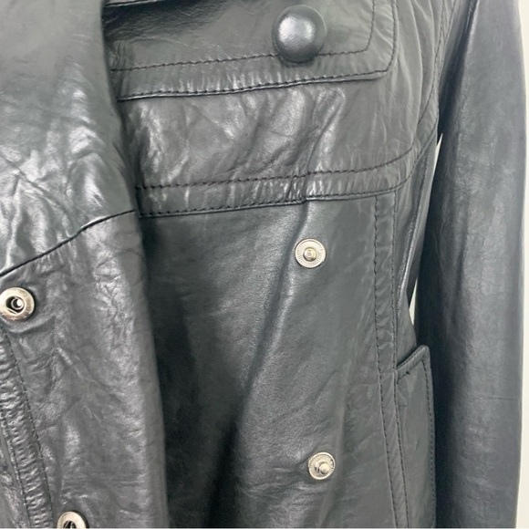 ONLY Limitless Garnet Leather Jacket - Picture 8 of 16